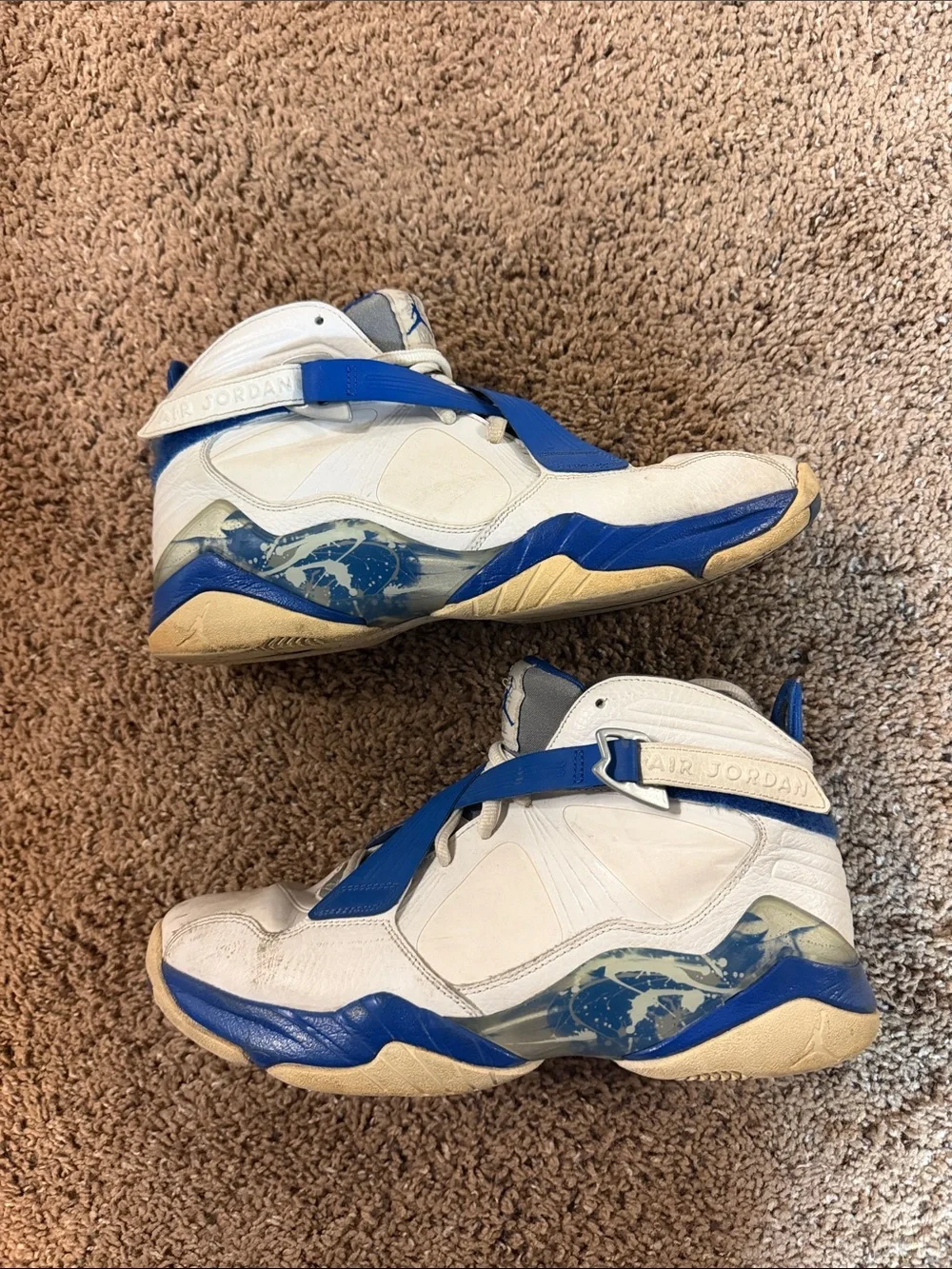 NIKE AIR JORDAN 8.0 MENS SIZE 10.5 **SANITIZED**